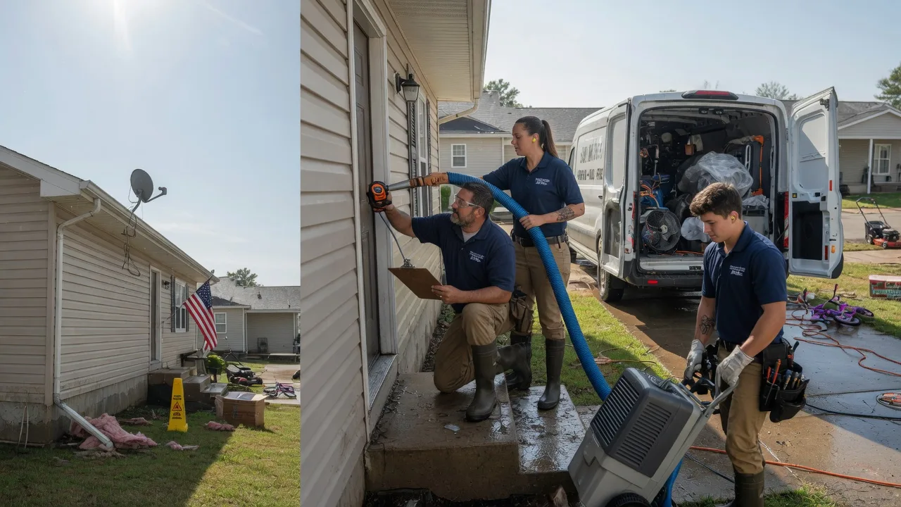 Ceiling Water Damage Restoration in Freeport, ME near me